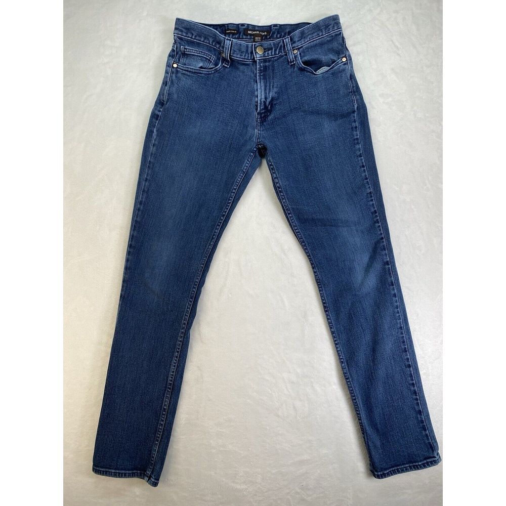 Michael Kors Parker Slim Fit Blue Jeans Medium Wash MENS Jeans Pants 30/32